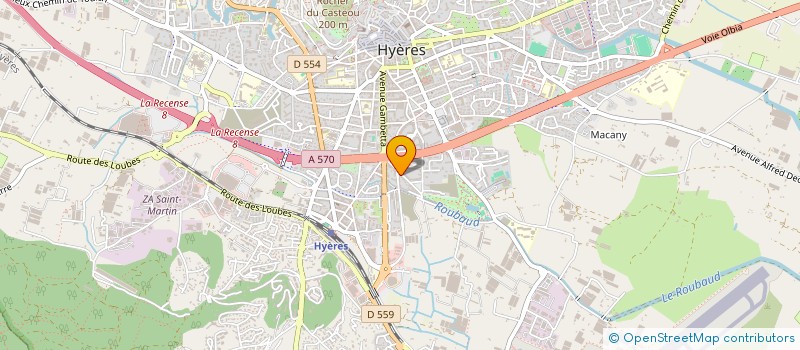 localisation de l'entreprise MONSIEUR NICOLAS DIDIERE  HYERES