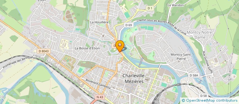 localisation de l'entreprise MONSIEUR NICOLAS DIE à CHARLEVILLE-MEZIERES