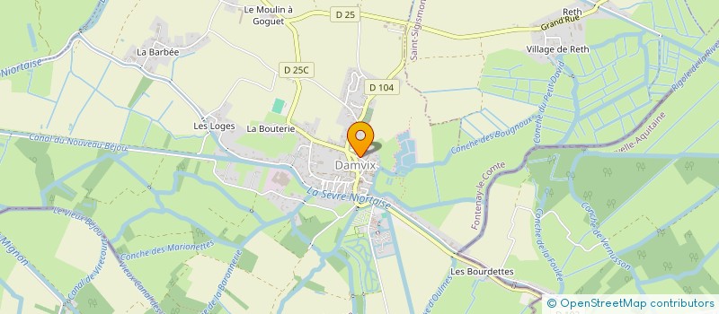 localisation de l'entreprise MONSIEUR NICOLAS DIEULEFIT  DAMVIX