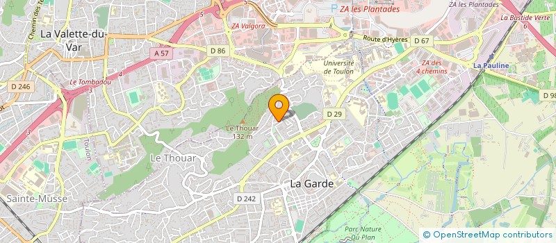 localisation de l'entreprise MONSIEUR NICOLAS DIEZ à LA GARDE