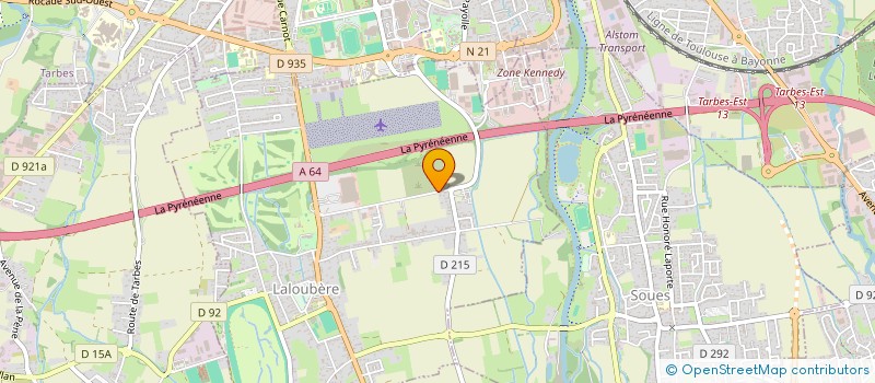 localisation de l'entreprise MONSIEUR NICOLAS DIMBARBE  LALOUBERE