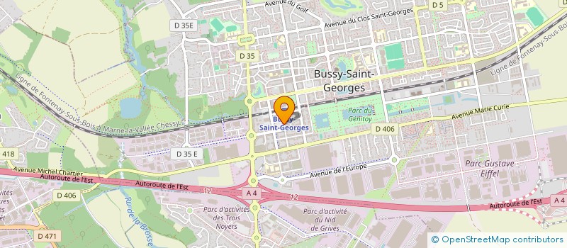 localisation de l'entreprise MONSIEUR NICOLAS DIMITRIJEVIC  BUSSY-SAINT-GEORGES