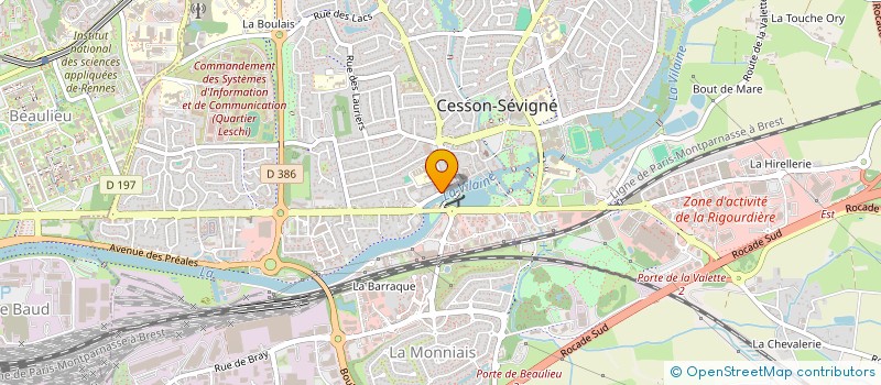 localisation de l'entreprise MONSIEUR NICOLAS DIONNET  ACIGNE