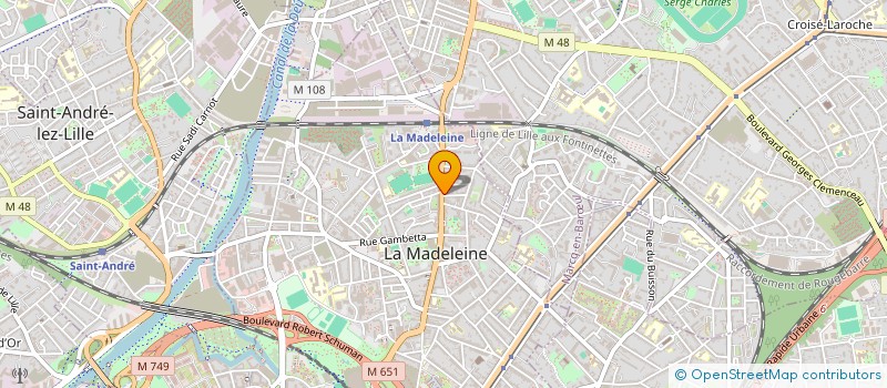 localisation de l'entreprise MONSIEUR NICOLAS DIRADOURIAN à LA MADELEINE