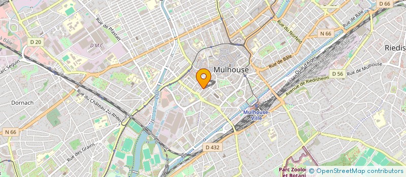 localisation de l'entreprise MONSIEUR NICOLAS DJURANOVIC  MULHOUSE