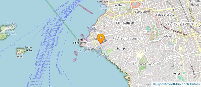 localisation de l'entreprise MONSIEUR NICOLAS DOCHE DE LAQUINTANE  MARSEILLE