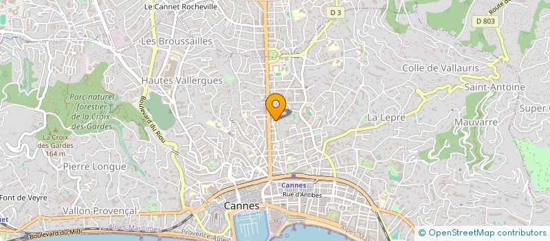 localisation de l'entreprise MONSIEUR NICOLAS DOGLIOTTI à CANNES