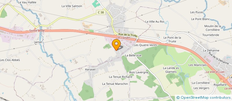 localisation de l'entreprise MONSIEUR NICOLAS DOLEDEC  COETMIEUX