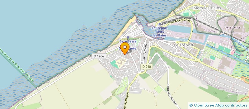 localisation de l'entreprise MONSIEUR NICOLAS DOLIQUE  LE TREPORT