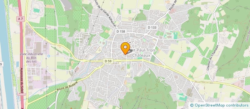 localisation de l'entreprise MONSIEUR NICOLAS DOMERGUE  SAINT-PAUL-TROIS-CHATEAUX