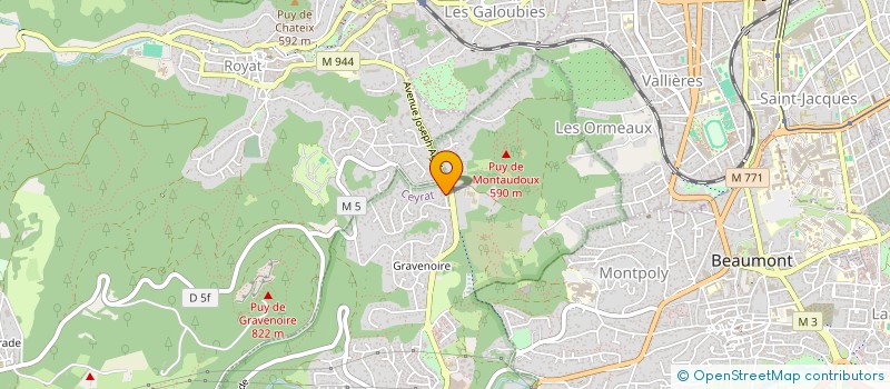 localisation de l'entreprise MONSIEUR NICOLAS DOMINGUEZ  AUBIERE