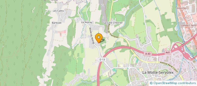 localisation de l'entreprise MONSIEUR NICOLAS DOMINIQUE RUIZ  LA MOTTE-SERVOLEX