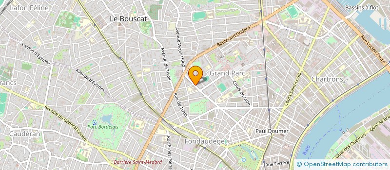 localisation de l'entreprise MONSIEUR NICOLAS DONADELLI  BORDEAUX