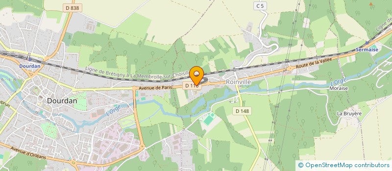 localisation de l'entreprise MONSIEUR NICOLAS DORAPHE  ROINVILLE