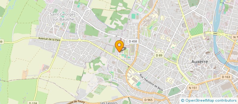 localisation de l'entreprise MONSIEUR NICOLAS DOS SANTOS  AUXERRE