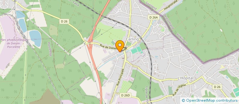 localisation de l'entreprise MONSIEUR NICOLAS DOS SANTOS  CARLING