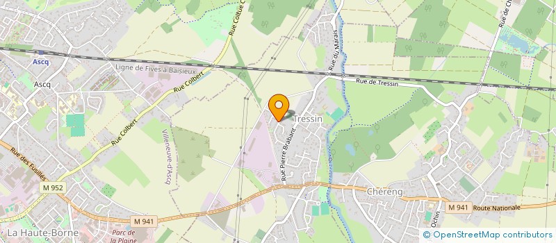 localisation de l'entreprise MONSIEUR NICOLAS DOUAY  TRESSIN