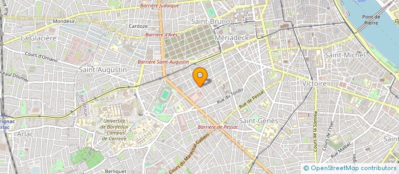 localisation de l'entreprise MONSIEUR NICOLAS DOUCET  BORDEAUX