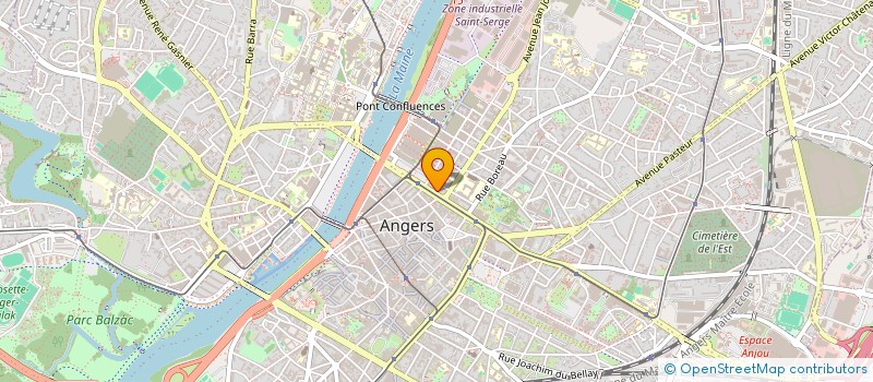 localisation de l'entreprise MONSIEUR NICOLAS DOUDEAU à ANGERS