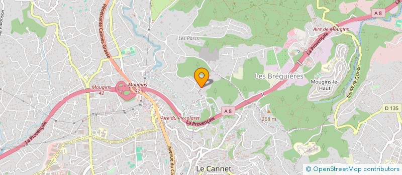 localisation de l'entreprise MONSIEUR NICOLAS DOUROUX à MOUGINS