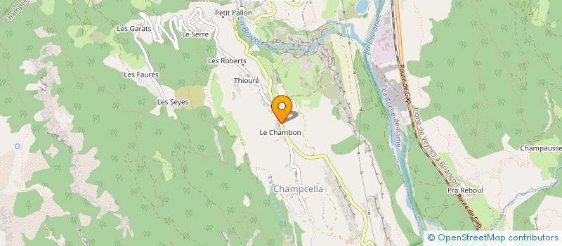 localisation de l'entreprise MONSIEUR NICOLAS DRAPERI  CHAMPCELLA