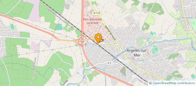 localisation de l'entreprise MONSIEUR NICOLAS DREUX à ARGELES-SUR-MER