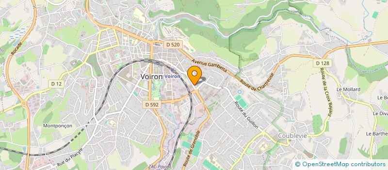 localisation de l'entreprise MONSIEUR NICOLAS DROUET  VOIRON