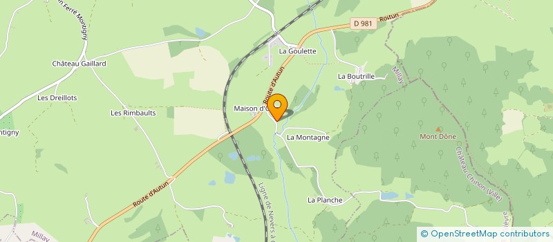 localisation de l'entreprise MONSIEUR NICOLAS DROUVILLE  MILLAY