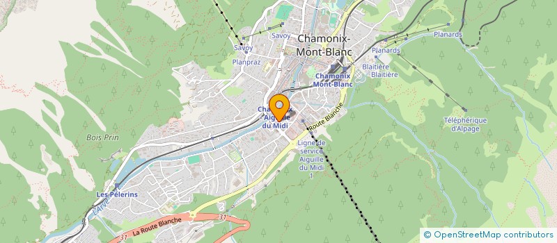 localisation de l'entreprise MONSIEUR NICOLAS DUBECQ  CHAMONIX-MONT-BLANC