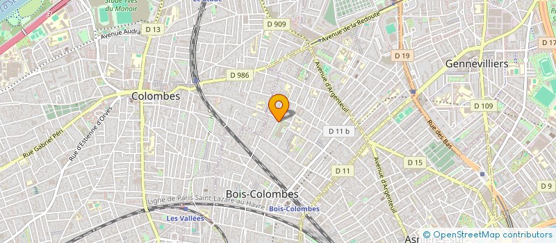 localisation de l'entreprise MONSIEUR NICOLAS DUBOIS  BOIS-COLOMBES