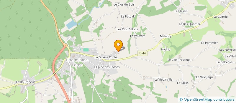 localisation de l'entreprise MONSIEUR NICOLAS DUBOIS  PLOEUC-L'HERMITAGE