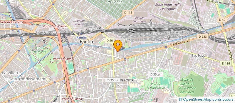 localisation de l'entreprise MONSIEUR NICOLAS DUBOIS à PANTIN