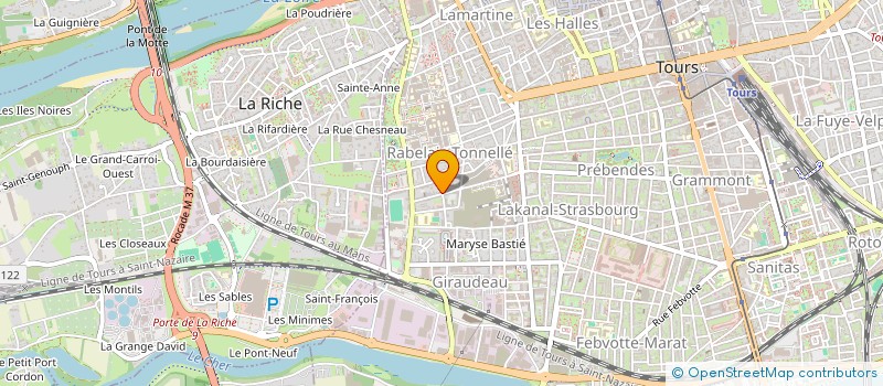 localisation de l'entreprise MONSIEUR NICOLAS DUBOIS  TOURS