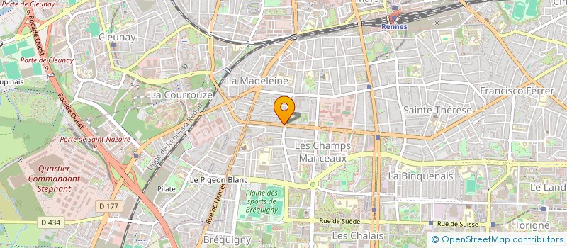 localisation de l'entreprise MONSIEUR NICOLAS DUBOS  RENNES