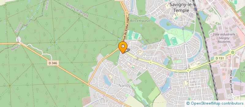 localisation de l'entreprise MONSIEUR NICOLAS DUBUC  NANDY