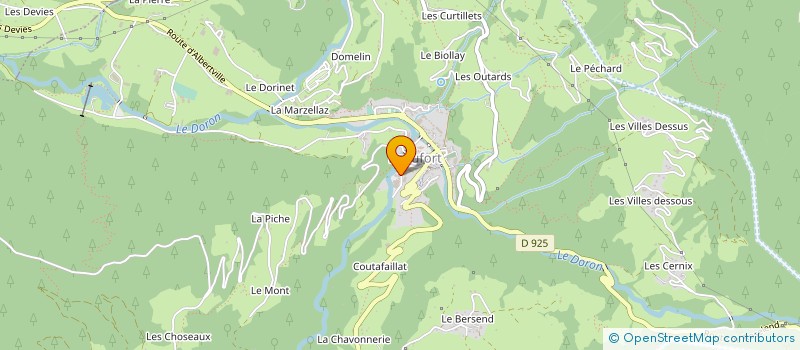 localisation de l'entreprise MONSIEUR NICOLAS DUC-GONINAZ  BEAUFORT