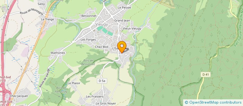 localisation de l'entreprise MONSIEUR NICOLAS DUC MARTIN à ANNECY