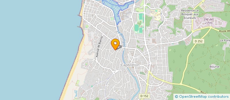 localisation de l'entreprise MONSIEUR NICOLAS DUCAMP  CAPBRETON