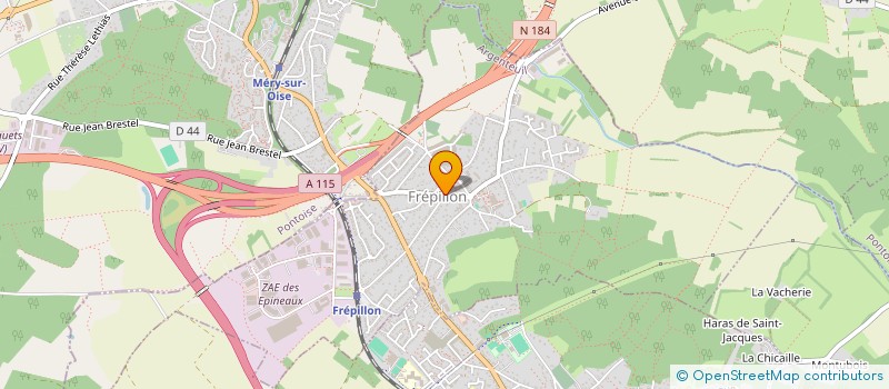 localisation de l'entreprise MONSIEUR NICOLAS DUCATEZ  FREPILLON