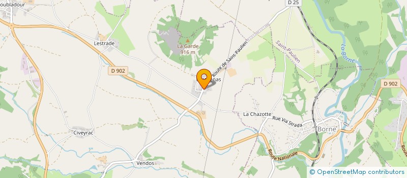 localisation de l'entreprise MONSIEUR NICOLAS DUCHAMP  LOUDES