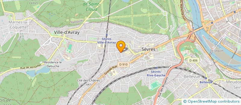 localisation de l'entreprise MONSIEUR NICOLAS DUCHE  SEVRES