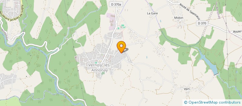 localisation de l'entreprise MONSIEUR NICOLAS DUCHIER  VERNOSC-LES-ANNONAY