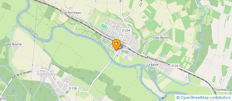 localisation de l'entreprise MONSIEUR NICOLAS DUCLOUT  CHANIERS