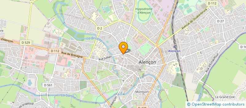 localisation de l'entreprise MONSIEUR NICOLAS DUCOS à ALENCON