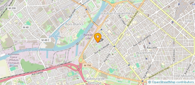 localisation de l'entreprise MONSIEUR NICOLAS DUCROCQ  LILLE