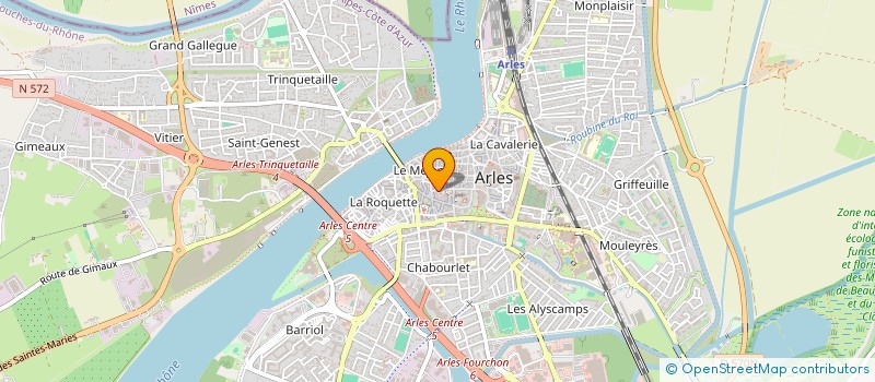 localisation de l'entreprise MONSIEUR NICOLAS DUCROS à ARLES