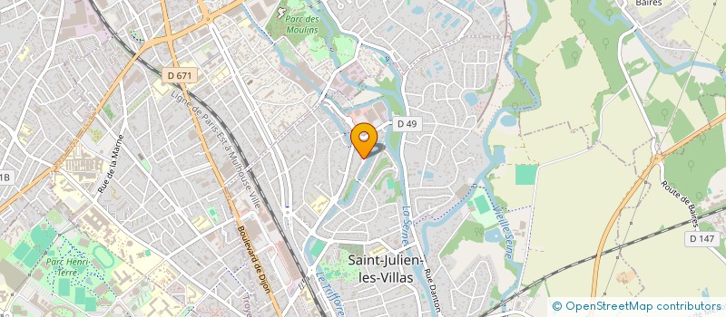 localisation de l'entreprise MONSIEUR NICOLAS DUCROS  SAINT-JULIEN-LES-VILLAS