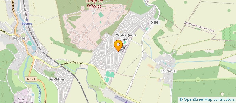 localisation de l'entreprise MONSIEUR NICOLAS DUFAU  BEYNES