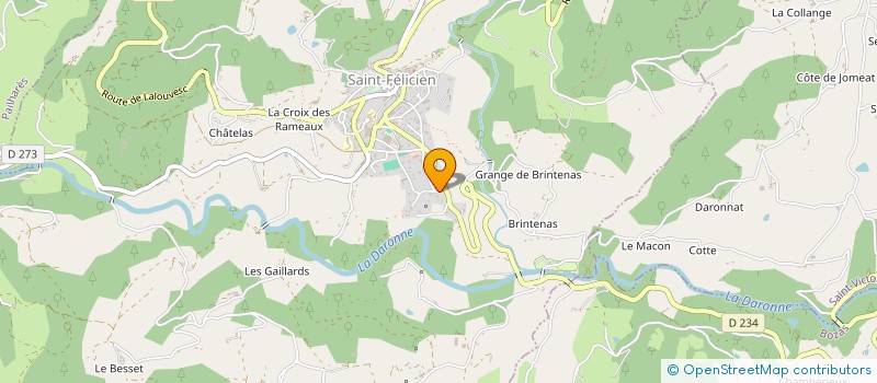 localisation de l'entreprise MONSIEUR NICOLAS DUFAUT  SAINT-FELICIEN