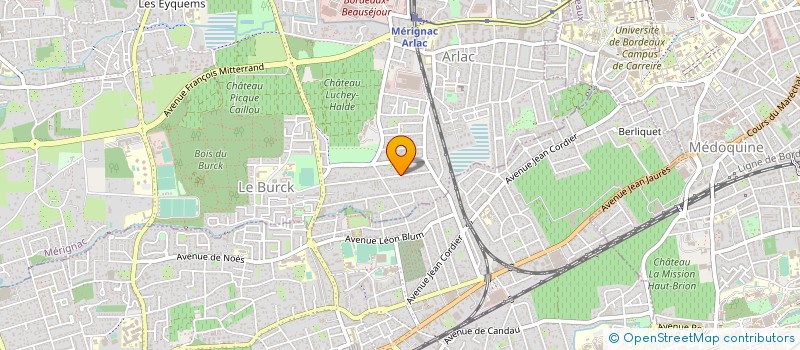 localisation de l'entreprise MONSIEUR NICOLAS DUFLO  VIEUX-BOUCAU-LES-BAINS